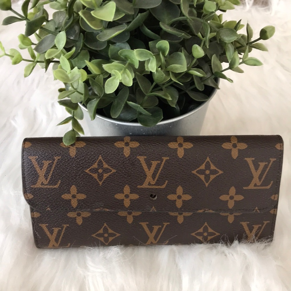 LV wallet well-worn